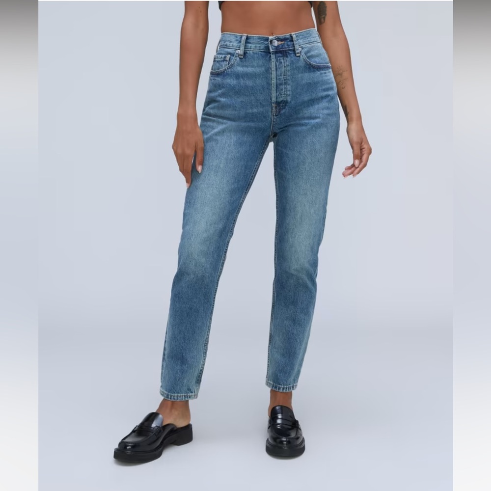 Everlane The ’90s Cheeky® Jean 27 Ankle 26.5 inseam Vintage Mid Blue